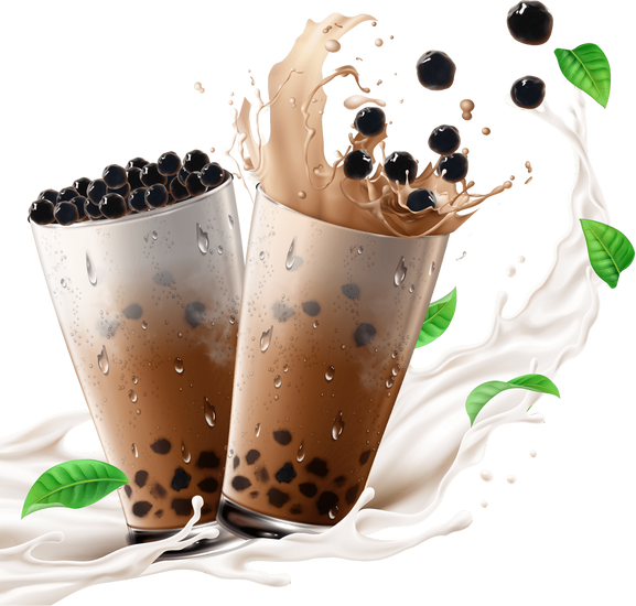 Tzone Boba - Bubble Tea Splash Png